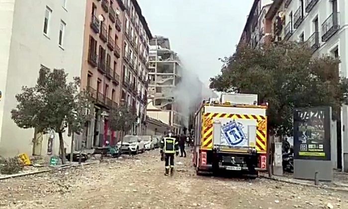 Li paytexta Îspanya Madrîdê teqîneke mezin çêbû