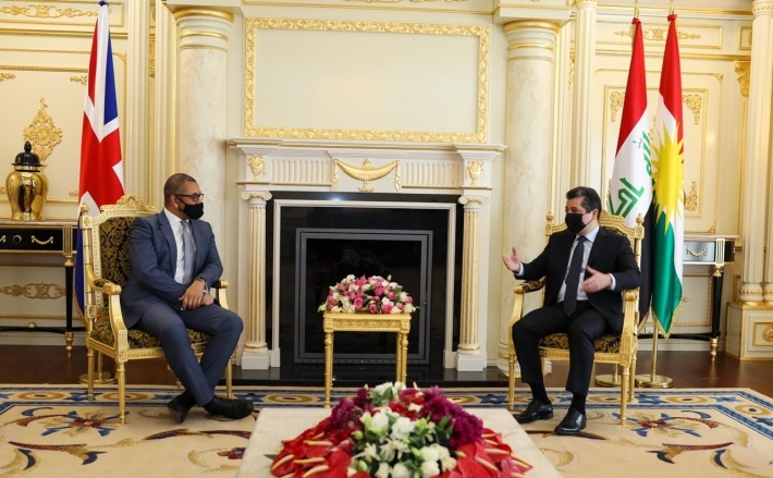 Mesrûr Barzanî bi sanda bilind a Brîtanyayê re civiya