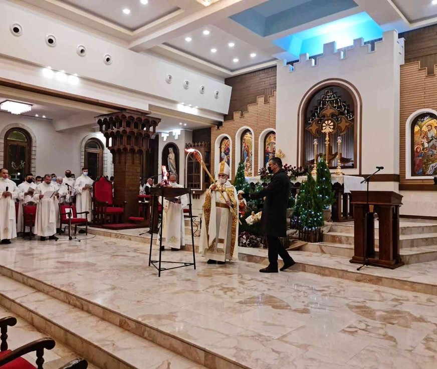 Mesîhiyên Herêma Kurdistanê cejna jidayikbûna Hz. Mesîh pîroz dikin