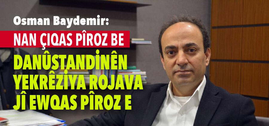 HEVPEYVÎN | 'Lihevkirina Kurdan a li Rojavayê Kurdistanê bi qasî oksîjenê girîng e'