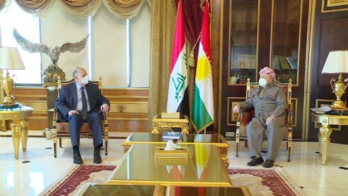 Serok Barzanî pêswazî li Usame Nuceyfî kir