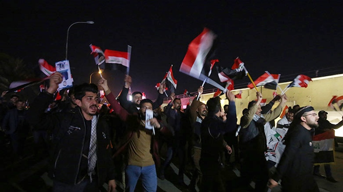 Li cihê kustina Qasim Suleymanî Hesda Seibî xwepêsandan kir