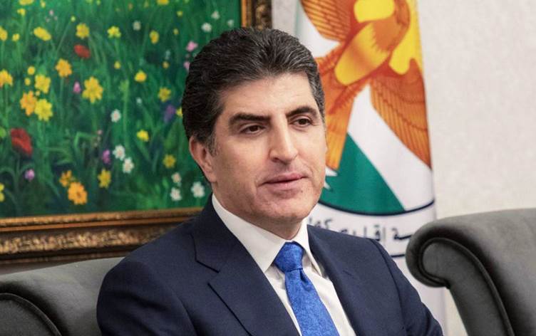 Serokê Herêma Kurdistanê Nêçîrvan Barzanî sersaxiyê da Misrê