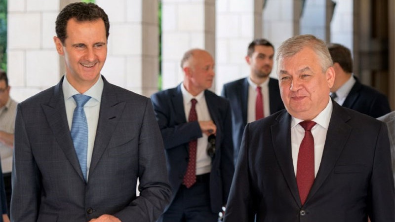 Besar Esed bi sandiyê taybet ê Serokê Rûsya bo Sûriyê re civiya