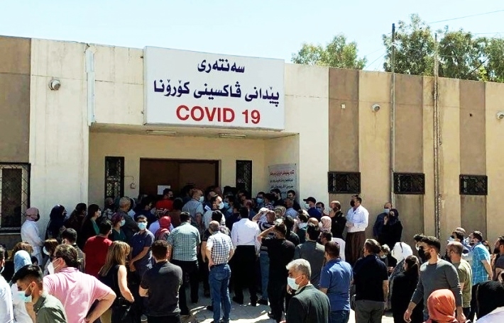 Li Hewlêrê 15 hezar kesan derziya koronayê li xwe daye