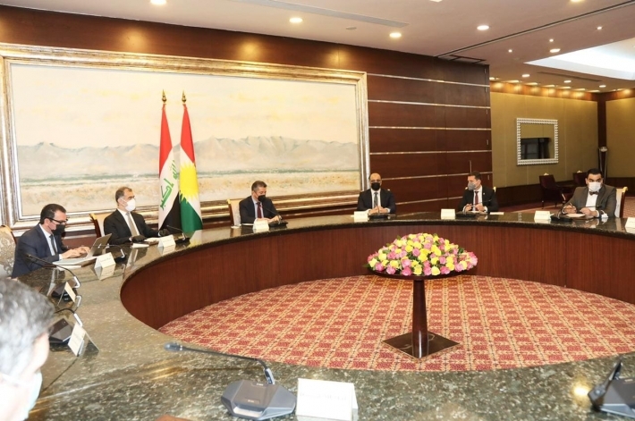 Serokwezîr Barzanî bi konsol û nûnerên Yekîtiya Ewropayê re civiya