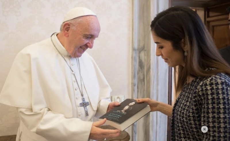 Nadya Mûrad û 34 rêxistinan nameyek pêskesî Papa Francis kirin