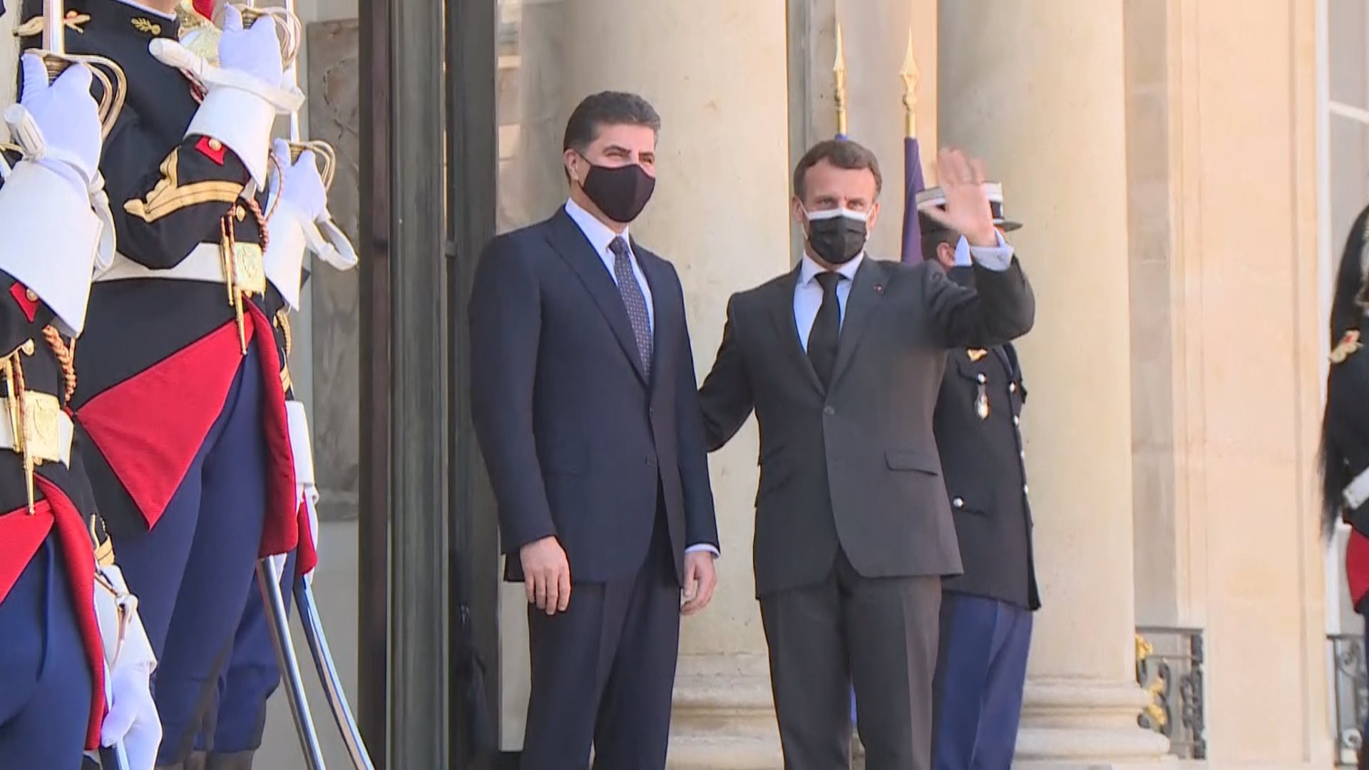 Civîna Nêçîrvan Barzanî û Emmanuel Macron dest pê kir