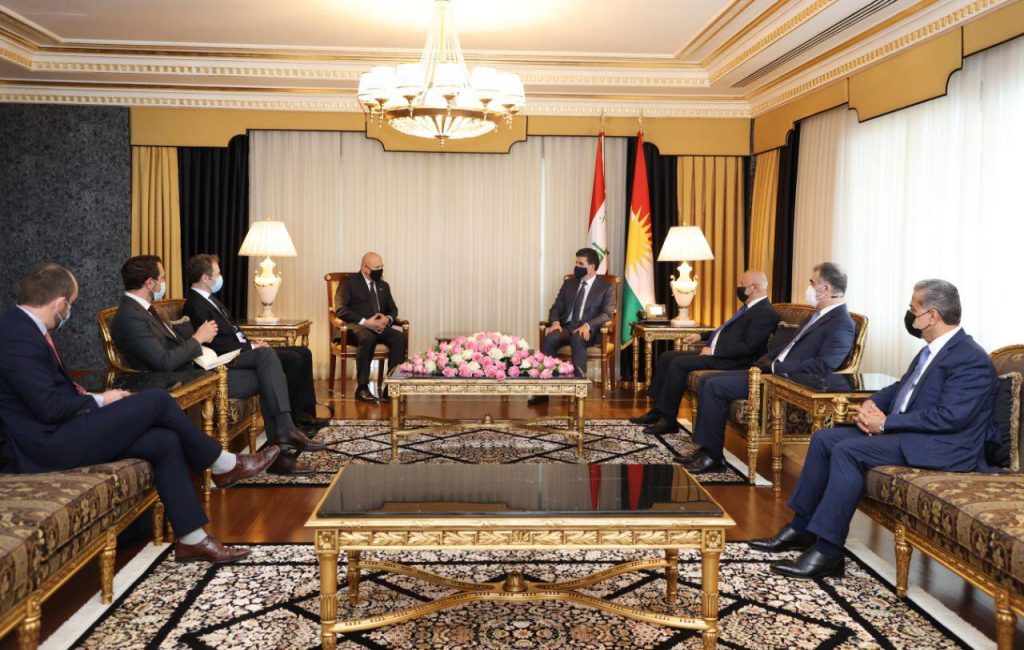 Nêçîrvan Barzanî bi Serokê Tîma UNITAD a lêkolîna tawanên DAISê re civiya