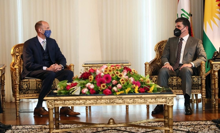 Nêçîrvan Barzanî pêswazî li Generalê Amerîkî kir: Destpêkirina dîyaloga stratejîk hengaveke girîng e