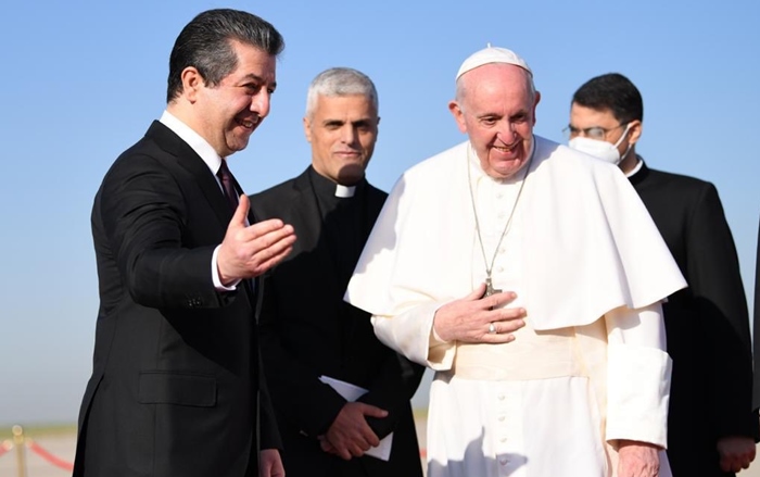 Mesrûr Barzanî: Bi pêswazîkirina cenabê Papa Francis serefmed im
