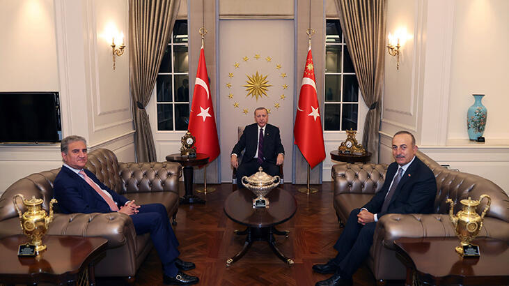 Wezîrê karên derve yê Pakistanê seredana serokkomar Erdogan kir