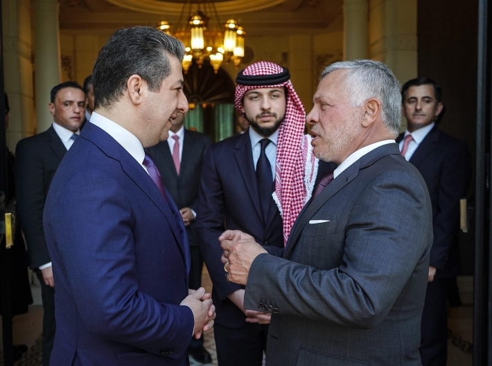 Mesrûr Barzanî telefona sersaxiyê da qral Abdullah ê Urdunê