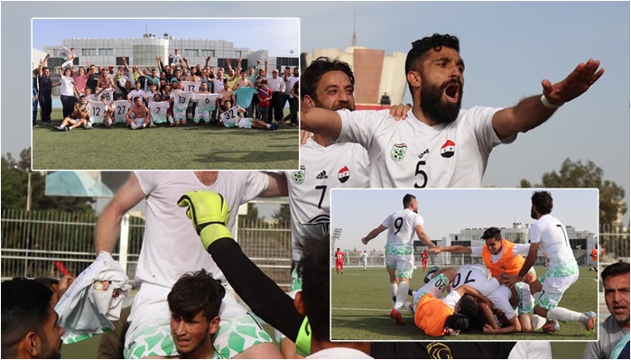 Tîma futbolê ya Efrînê derket lîga super a Sûriyê