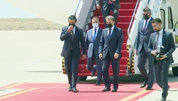 Serokê Parlamentoya Iraqê ji bo hevdîtinên ligel berpirsên Kurdistanê gihîst Hewlêrê