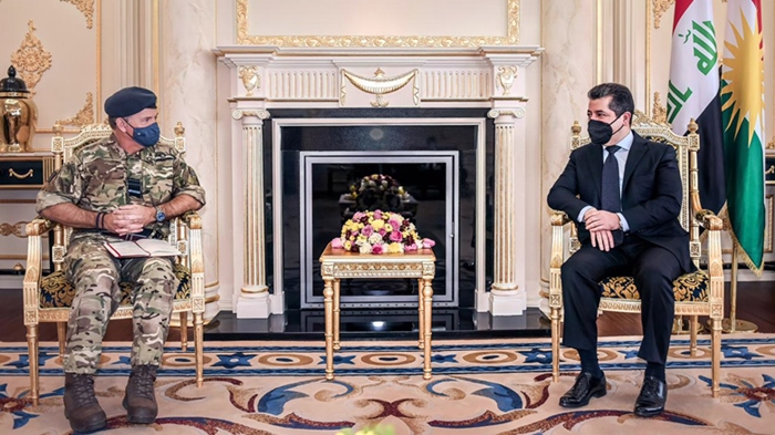 Mesrûr Barzanî bi sandeke bilind a Brîtanyayê re civiya