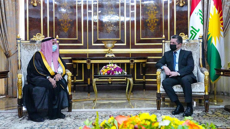 Serokwezîr Barzanî pêswazî li konsolê nû yê Siûdî kir