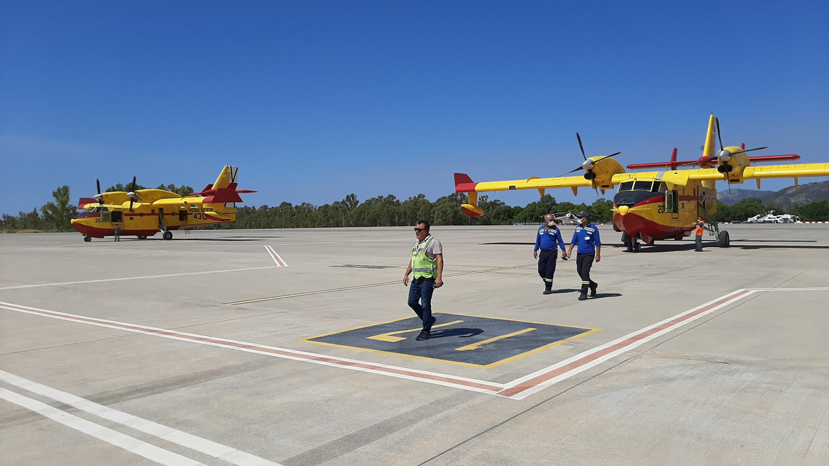 Îspanya bo vemirandina agirên daristanan 3 balafir sand Tirkiyê