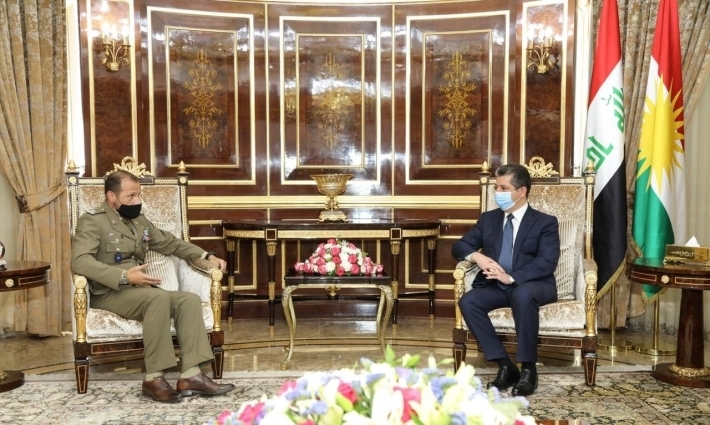 Fermandarê hêzên Îtalya yê li Iraqê xatir ji Mesrûr Barzanî xwest