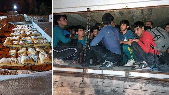 Li Wanê di qemyona çîmentoyê de 78 koçberên Afgan hatin girtin