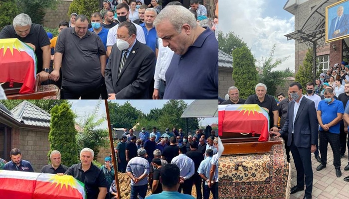 Cenazeyê Kinyazê Îbrahîm Mîrzoyêv bi Ala Kurdistanê hat rakirin û li Almatayê hat vesartin