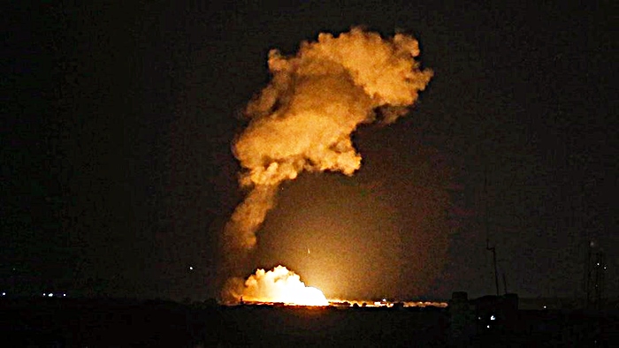 Îsraîlê bi êrîseke asmanî bersiva 'balonên sewatê yên Hemasê' da