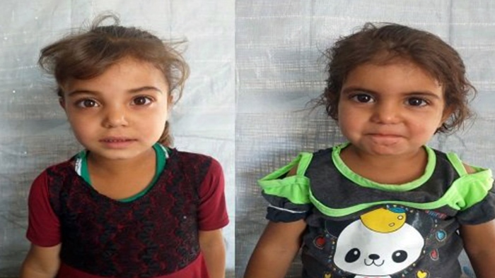 Saneyên DAISê li Kampa Holê du zarokên keç revandin