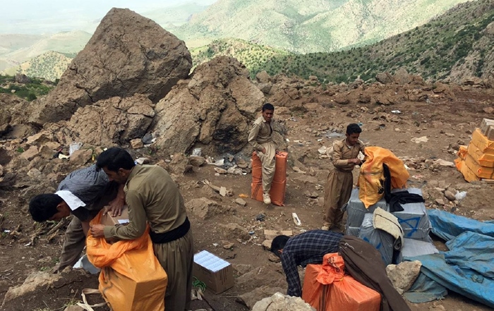 Pasdarên Îranê li sînorê Merîwanê êrîsî kolberan kir
