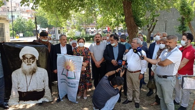 Komeleya Sêx Seîd banga eskerekirina cihê gora Sêx Seîd û hevdozên wî kir