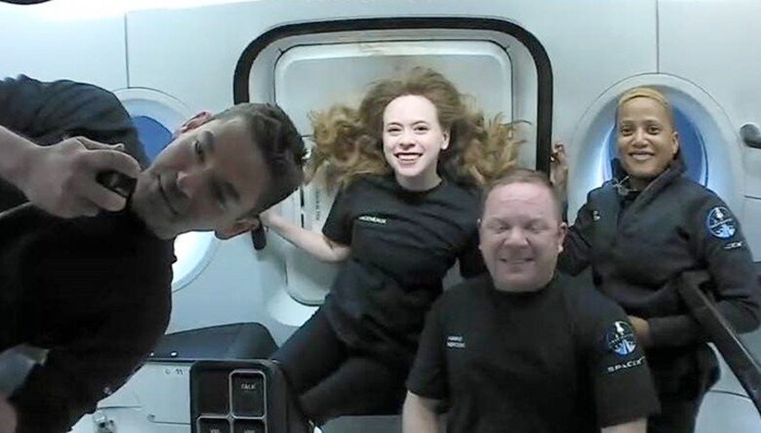 Wêneyên yekem gesta fezayê ya sivîl hatin belavkirin