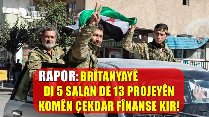 Declassified: Hikûmeta Brîtanya 215 milyon pound daye çekdarên opozîsyona Sûriyê