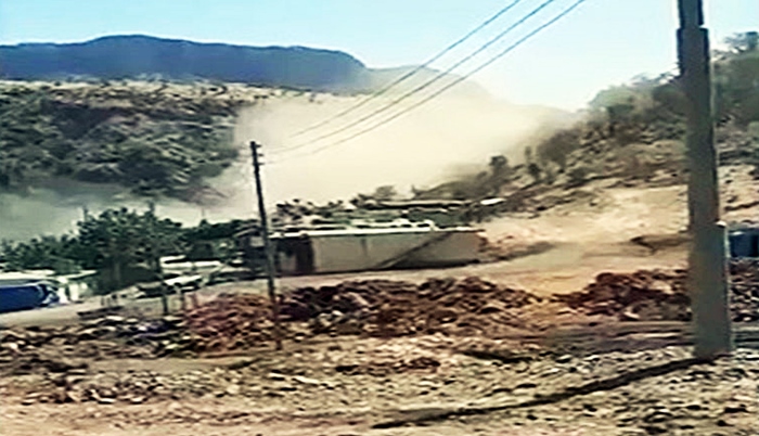 Topbarana artêsa Tirk ziyaneke mezin gihand du gundên Batîfa ya Zaxoyê