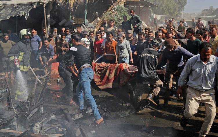 Li Efrînê erebeya bombekirî teqandin: 4 mirî û 6 birîndar