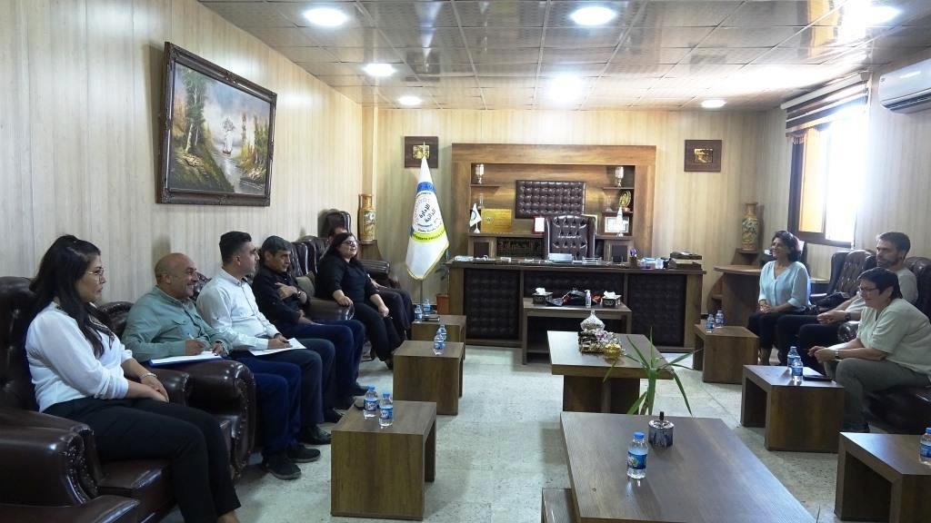 Sanda bijîskên Alman ji bo sopandina rewsa tenduristiyê serdana Rojavayê Kurdistanê kir