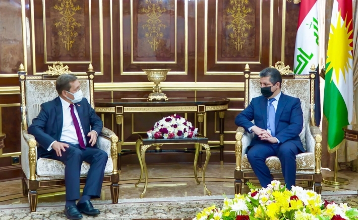 Mesrûr Barzanî û balyozê Belarûsê pirsgirêka koçberên neyasayî gotûbêj kirin