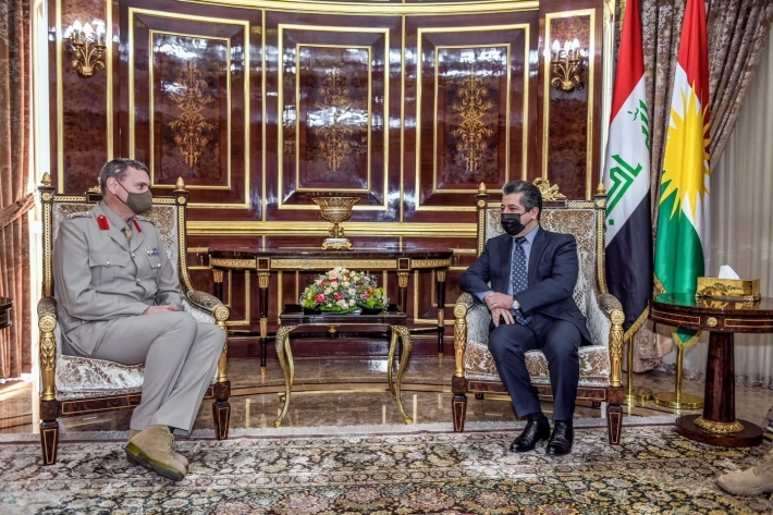 Serokwezîr Barzanî pêswazî li General Richard Bell kir: 'Ez her dem dostê Kurd im'