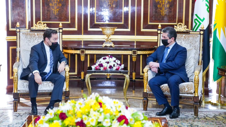 Serokwezîr Mesrûr Barzanî bi sanda Amerîkî re civiya