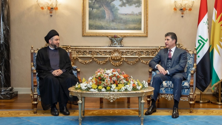 Nêçîrvan Barzanî û Emar Hekîm li ser hikûmeta bê ya Iraqê gotûbêj kirin