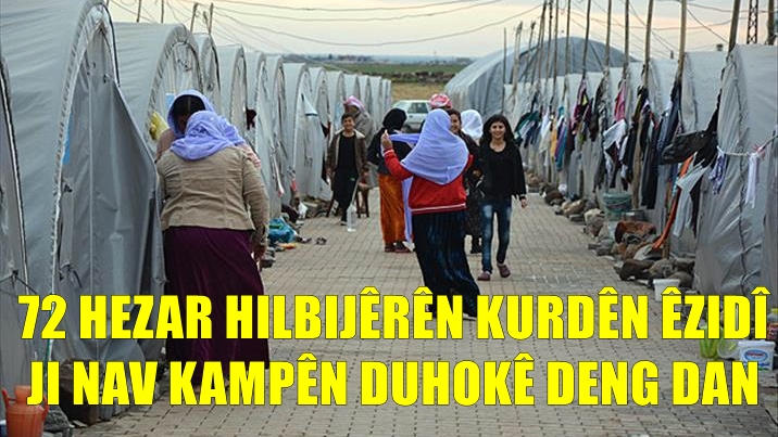 Êzidiyên Singalê nikarin vegerin û ji nav kampan nûnerên xwe disînîn Bexdayê