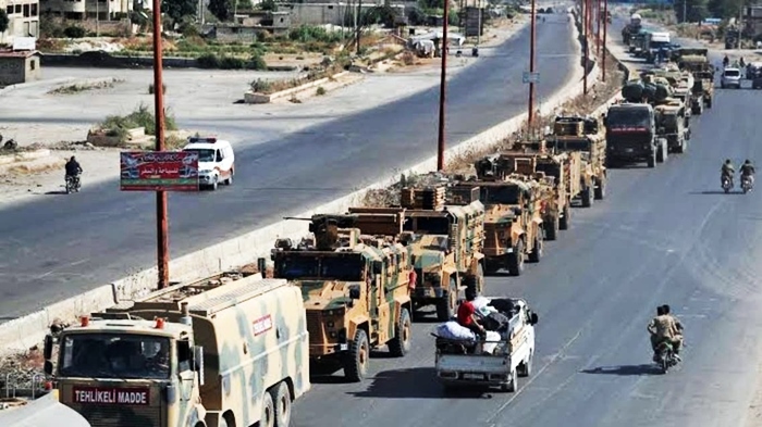 Artêsa Tirkiyê hêzeke mezin a leskerî sand derdora Idlibê