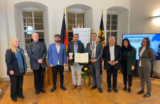 Selahattin Demirtas hêjayî Xelata Mafên Mirovan a Weimar a sala 2021ê hat dîtîn