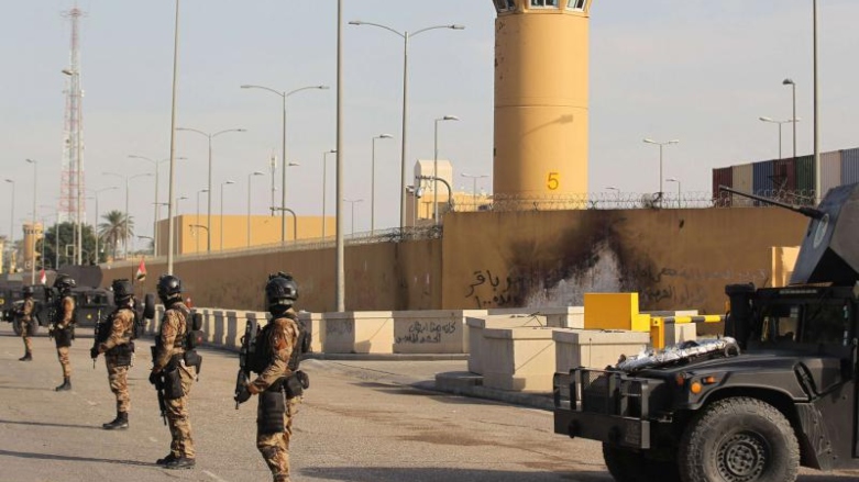 Balyozxaneya Amerîka ya Bexdayê rastî êrîseke mosekî hat