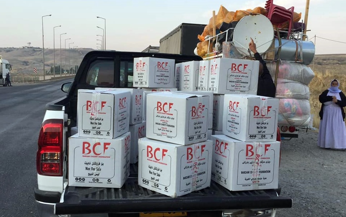 Dezgeha Xêrxwazî ya Barzanî helmeta alîkariyê ji bo xelkê li çiyayê Singalê da destpêkirin