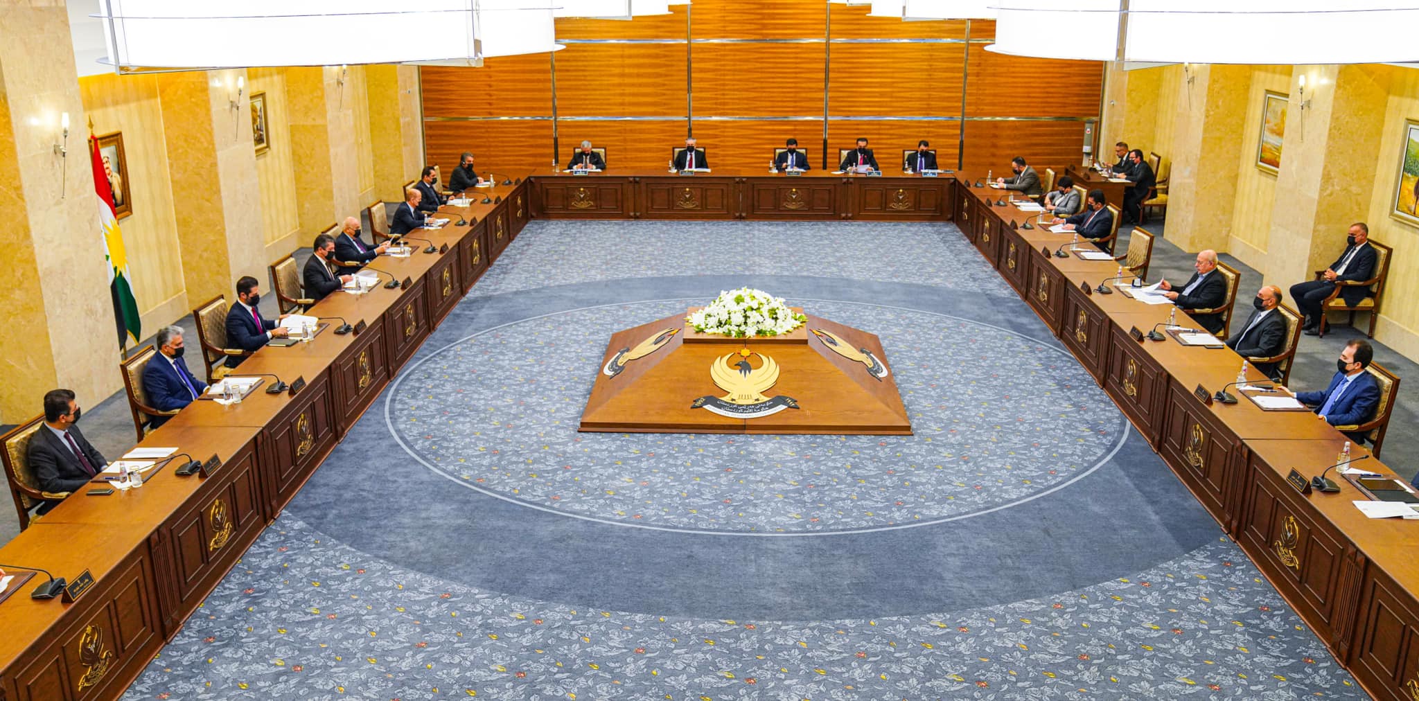 Civîna heftane ya Encûmena Wezîrên Herêma Kurdistanê birêve diçe