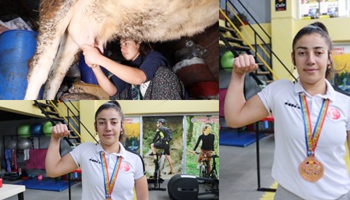 Keça Kurd a ji Diyarbekirê di pêsbirka zendbaziyê de li cîhanê bû sêyemîn