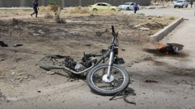 Li Hesekê motorsiklêteke bombebarkirî hat teqandin