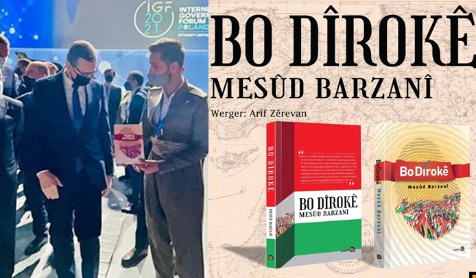 Ciwanê Kurd pirtûka ‘Serok Barzanî’ pêskesî Serokwezîrê Polonyayê kir