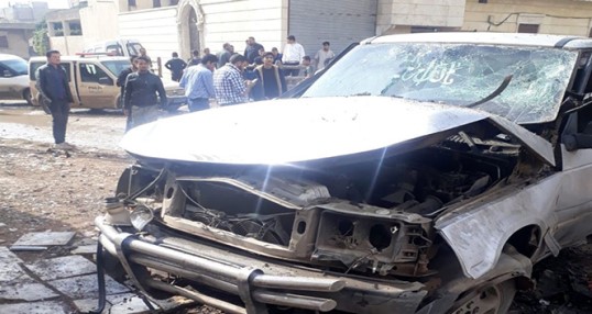 Ezaz | Bombeyek bi otomobîleke çekdarekî artêsa Tirkiye ve teqiya