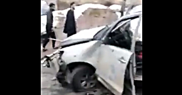 Li navçeya Raco ya Efrînê otomobîla Serokê Encûmena Xwecihî hat teqandin