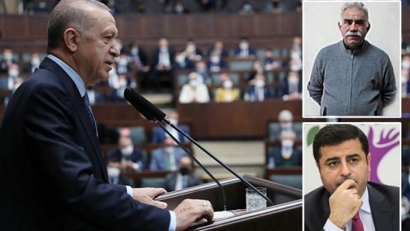 Erdogan: Ocalan ji ber van peyamên Demîrtas ên di girtîgehê de dide aciz e